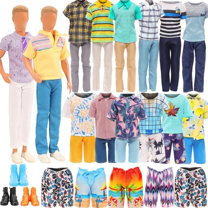 Lot 12 Items Doll Clothes for Ken Doll Random
