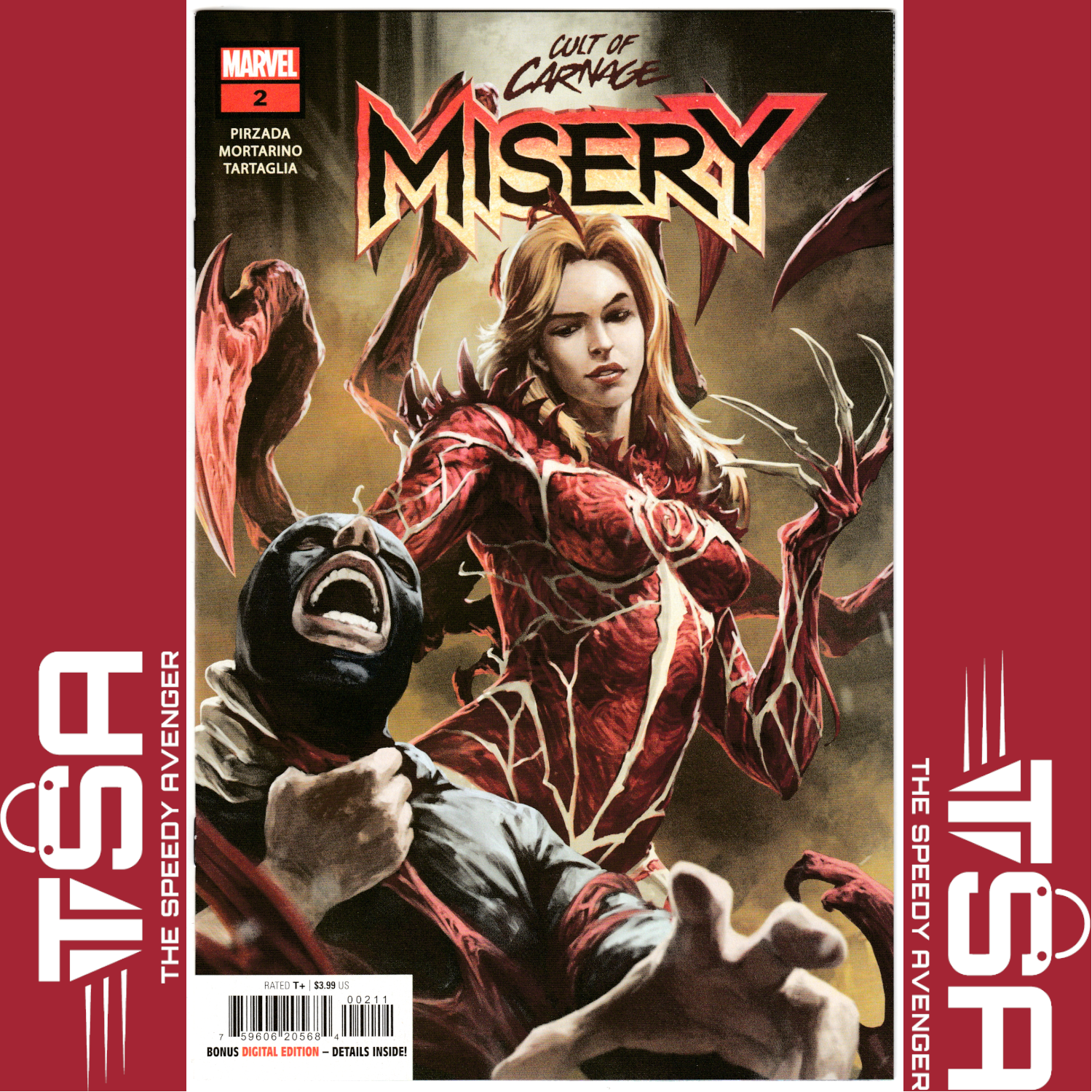 CULT OF CARNAGE MISERY #2 Skan Srisuwan Regular Cover 1ST APP MADNESS!! KEY!!