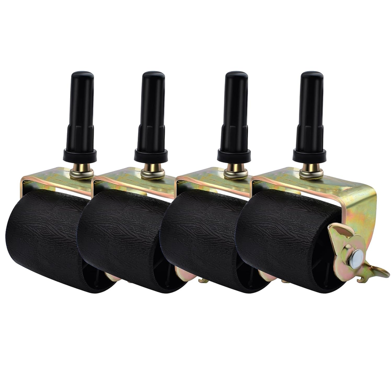 Wheels Casters Rollers With Locking, Heavy Duty Bed Frame Casters, Met