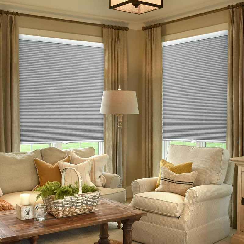 Cordless Honeycomb Blinds Windows Shade Easy Lift & Ins