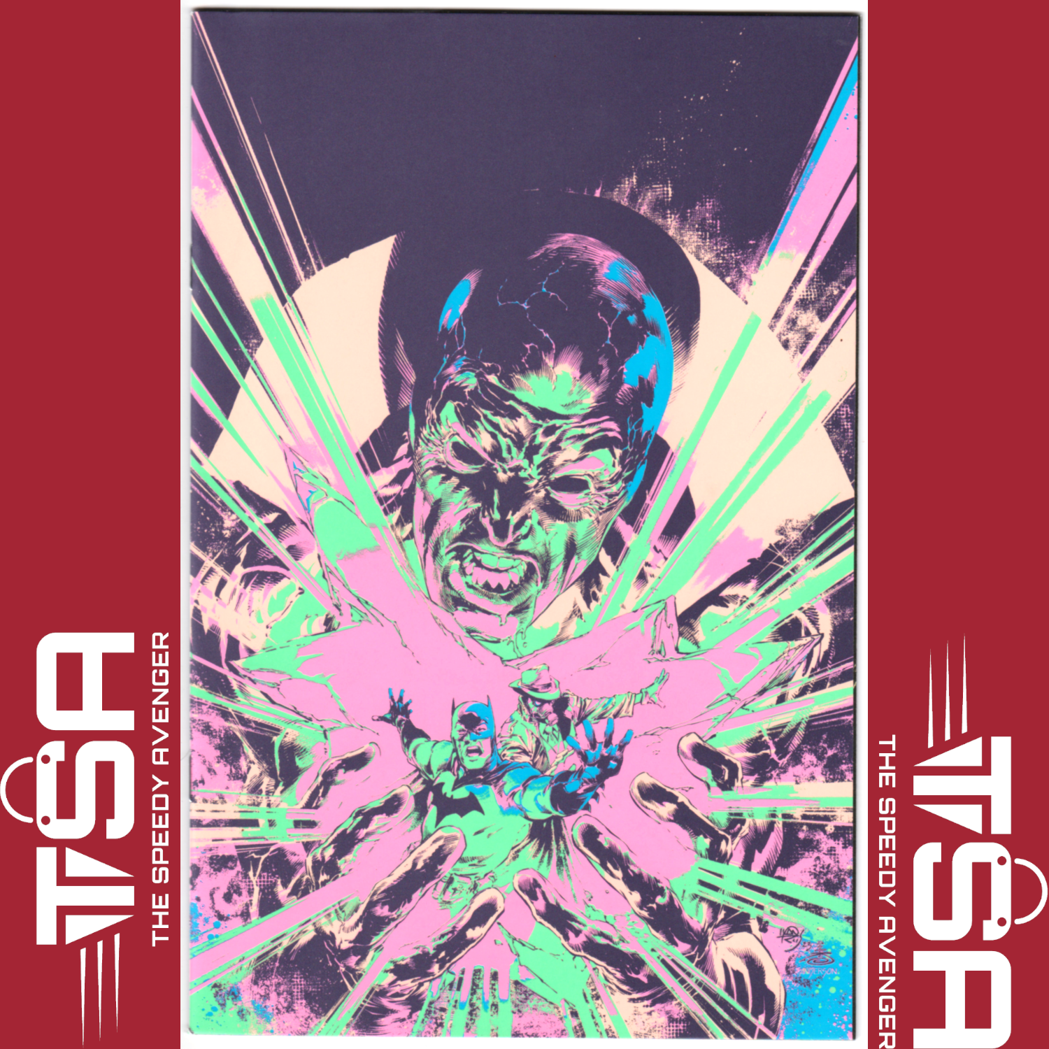 KNIGHT TERRORS #4 Ivan Reis Darkest Hour Neon Ink Variant 2023 DC Insomnia Key