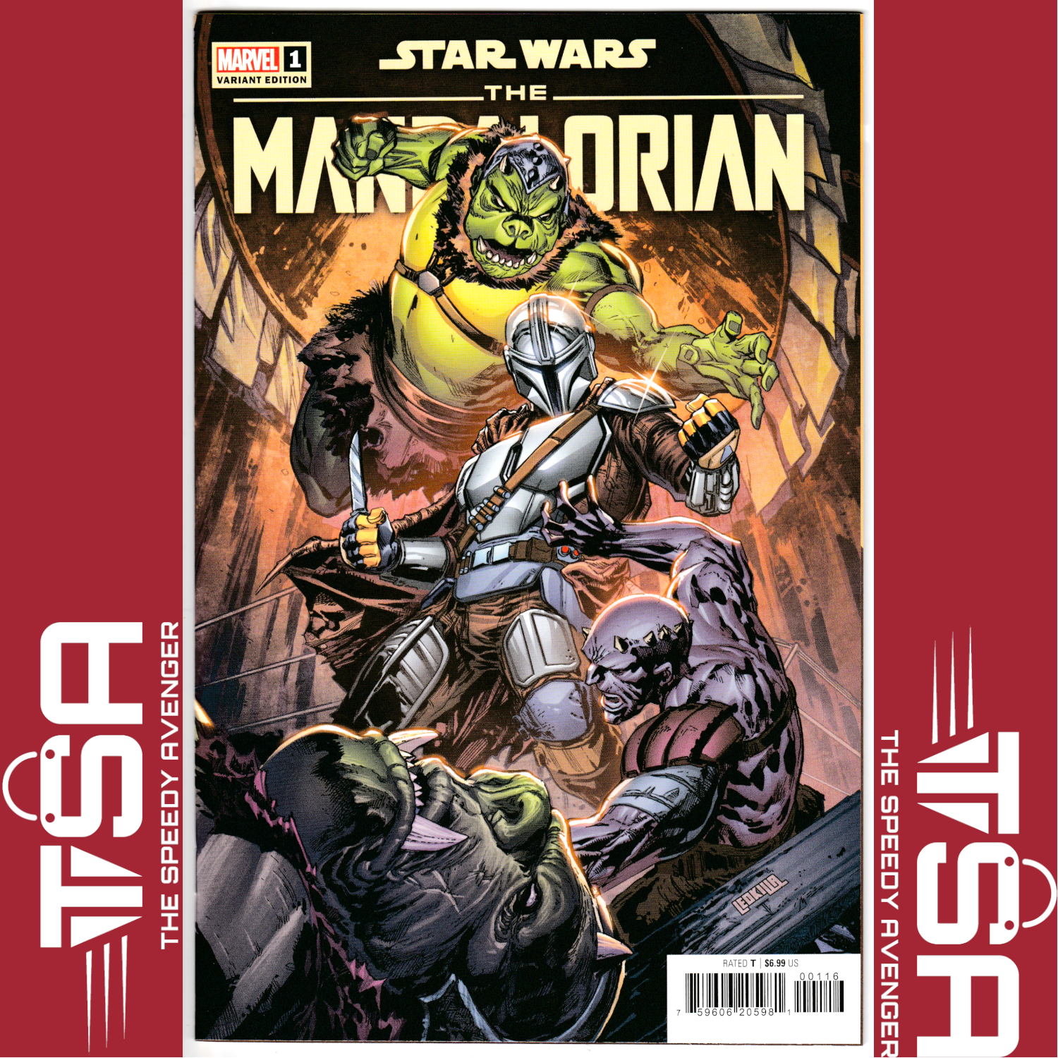 STAR WARS THE MANDALORIAN #1 (Vol 2) Ken Lashley 1:25 Incentive Ratio Cover 2023