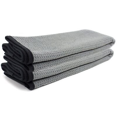 NEW 2-Pack Auto Professional Waffle Drying Towel