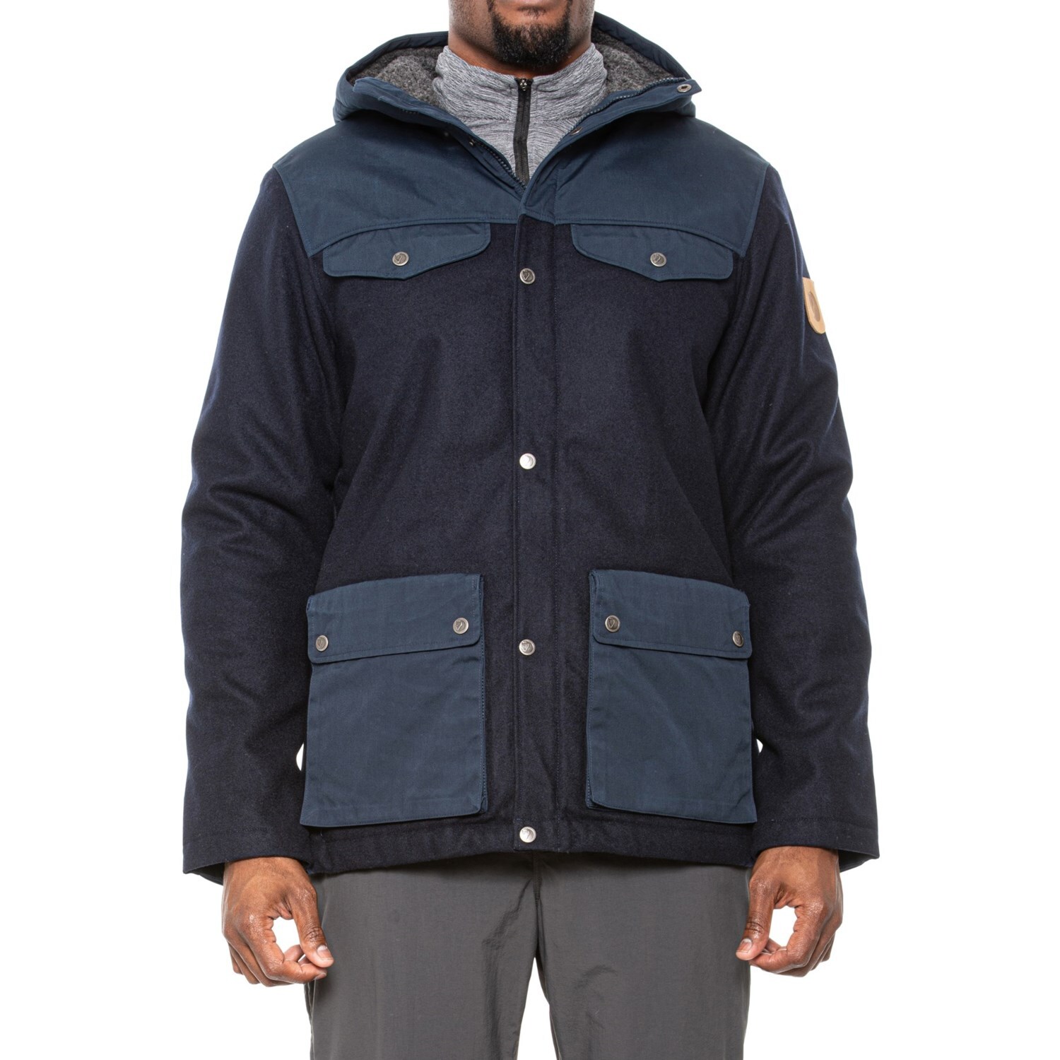 

Мужская куртка Fjallraven Greenland Re-Wool, размеры S, M, L, XXL, цвет ночного неба, новинка, Night sky