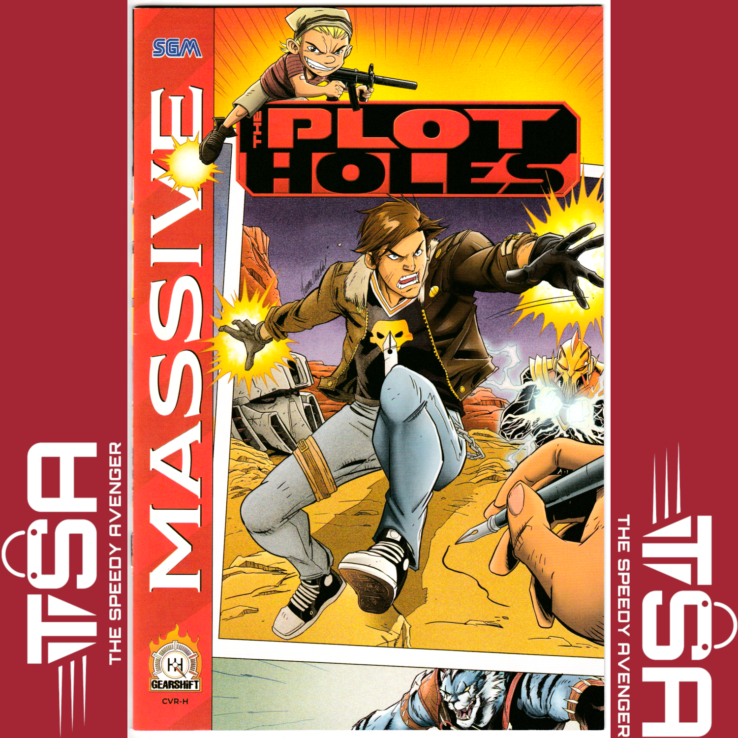 THE PLOT HOLES #1 Michael Calero Video Game (SEGA) Homage Variant Sean Murphy