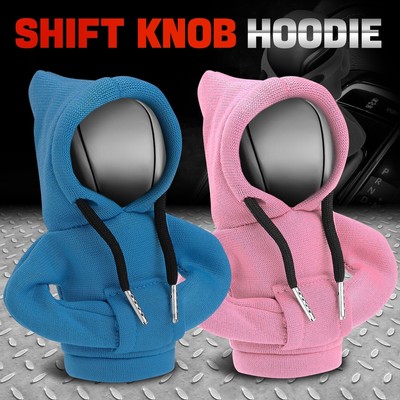 [Розовый + синий] Универсальная ручка переключения передач автомобиля, свитер с капюшоном, Ручка переключения передач, протектор