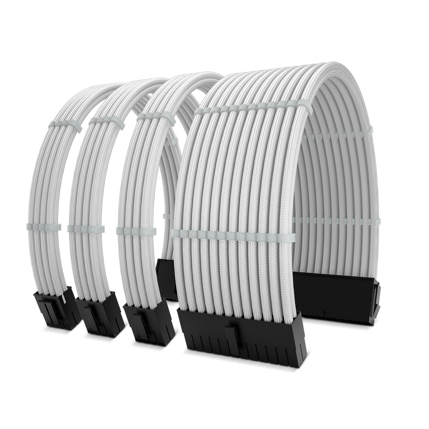 Vetroo 3Prong ATX Computer Sleeved Extension Cord Gaming PC Cable Power