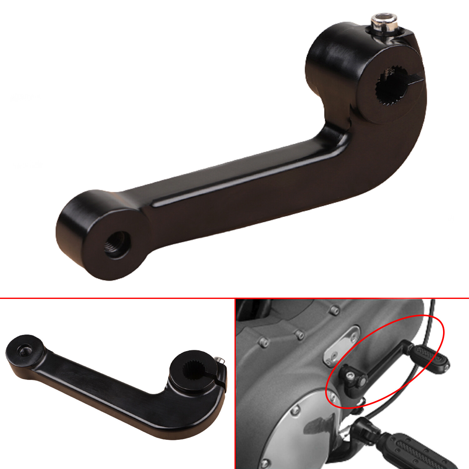 Black Shift Shifter Lever For Harley Sportster XL1200 883 Hugger Deluxe XLH 883のeBay公認海外通販｜セカイモン