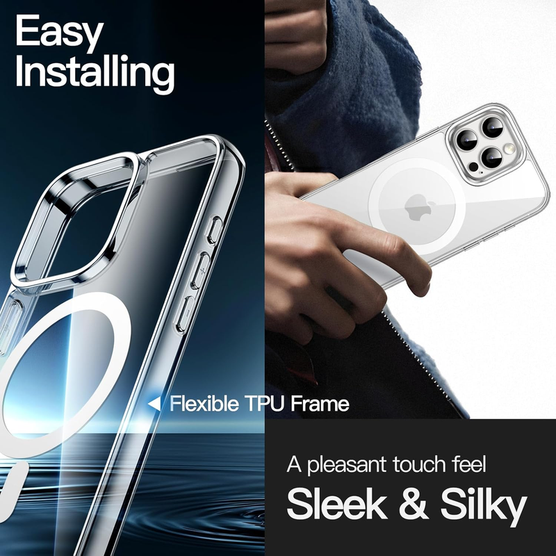 Magnetic Case for iPhone 16 Pro 6.3-Inch Compatible with MagSafe, Shockproof Pho