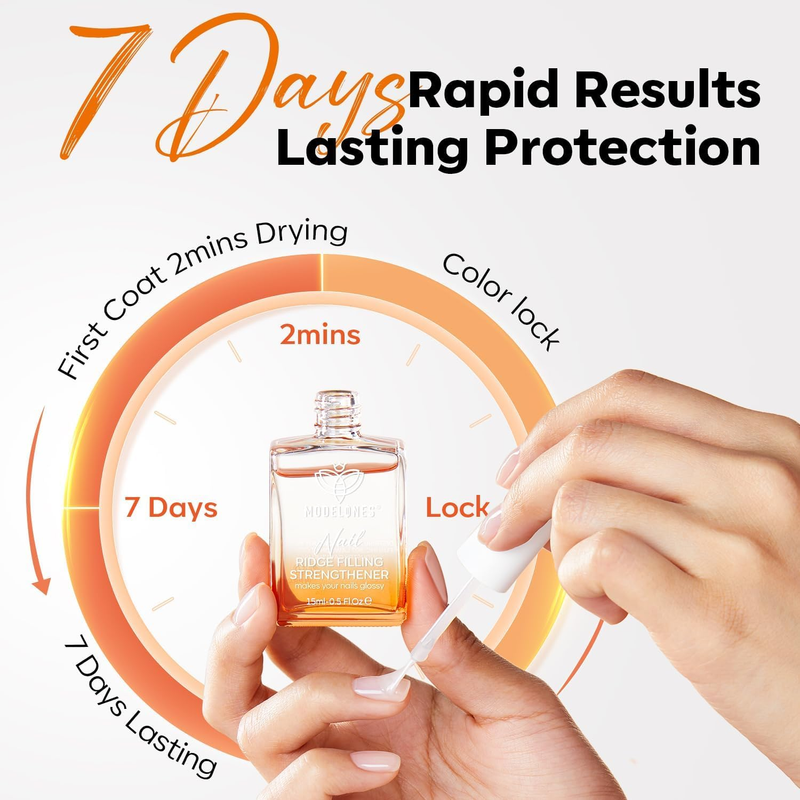 15ml 8-in-1 Nail Strengthener & Ridge Filling Nail Repair Kit Nail Growth Treatm