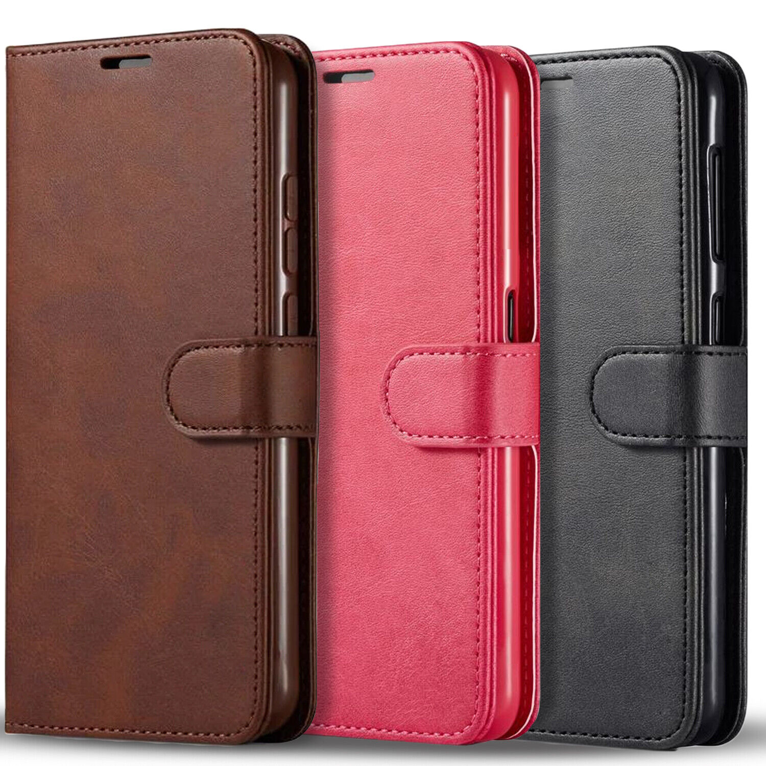 For Samsung Galaxy S8 /S8 Plus Case, Wallet Kickstand + Temp