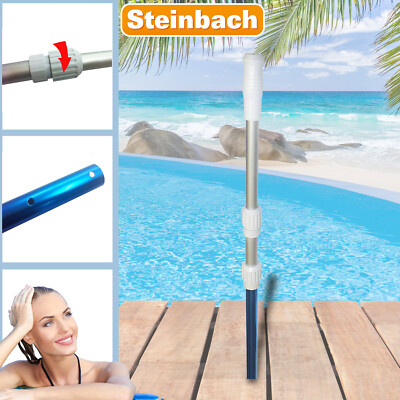 Steinbach Teleskopstange 1,2 - 3,6m Aluminium Pool Schwimmbad Reinigung 3tlg.