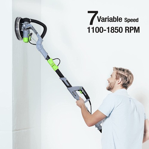 WORKPRO Drywall Sander, 720W Electric Sander with Vacuum, 7 Variable Speed NEW