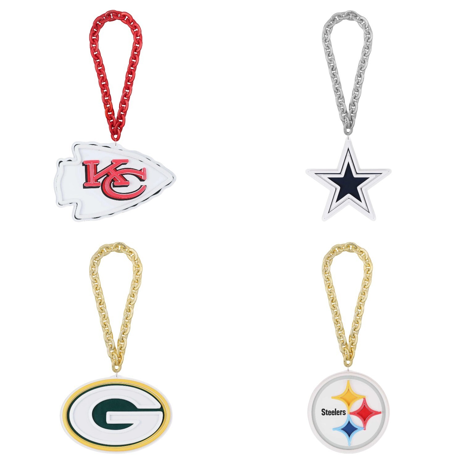 Цепочка болельщиков НФЛ, Большой неоновый логотип команды