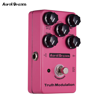 Aural Dream True Modulation Gitarreneffektpedal 8 Klangmodi, einschließlich R8B4