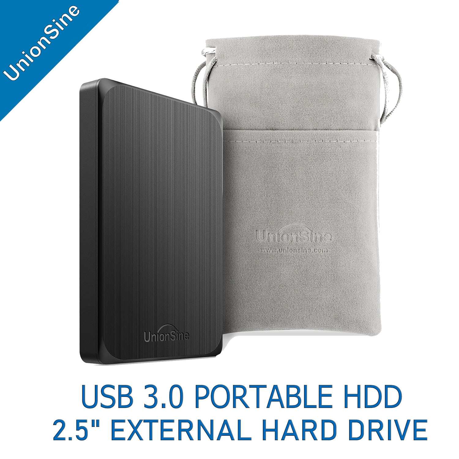 Portable External Hard Drive 2TB 1TB USB3.0 Memory Disk Storage Device PC Laptop