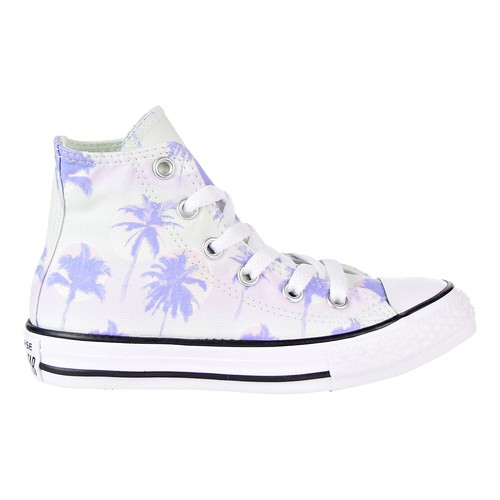 

Детские кроссовки Converse CTAS Hi Big Barely Green-Twlight Pulse 659958F, White/red/blue