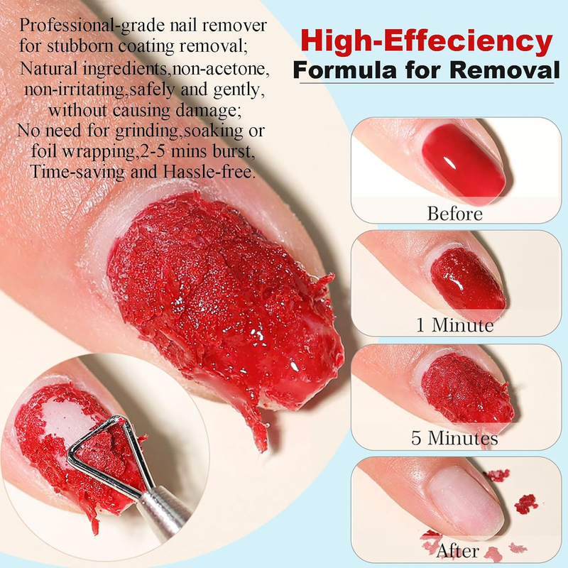 Gel Polish Remover, Gel Nail Remover &Cuticle Oil for Nails