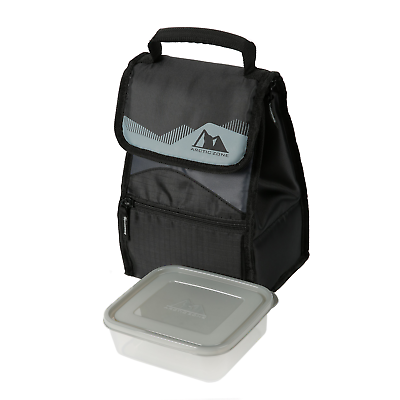 Black packed cheap lunch bag