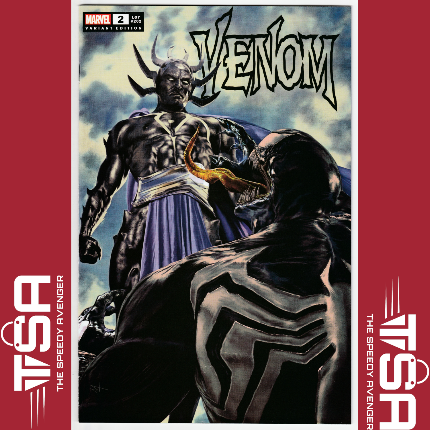 VENOM #2 (Vol. 5, 2021) Marco Turini Trade Variant 1ST COVER APP MERIDIUS KEY!