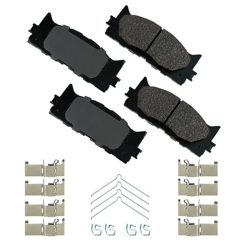 Disc Brake Pad Set-ProACT Ultra Premium Ceramic Pads Front Akebono ACT1210