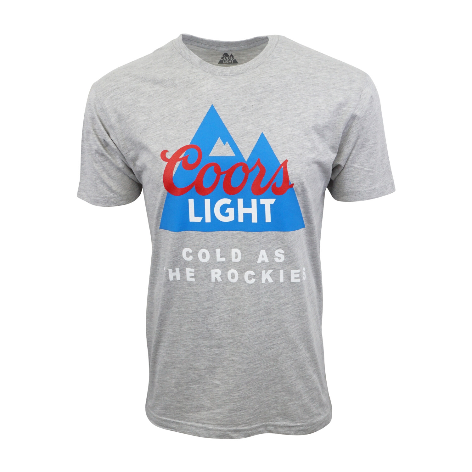 ФУТБОЛКА COORS LIGHT COLD AS THE ROCKIES ОФИЦИАЛЬНЫЙ ПРЕДМЕТ СЕРЫЙ