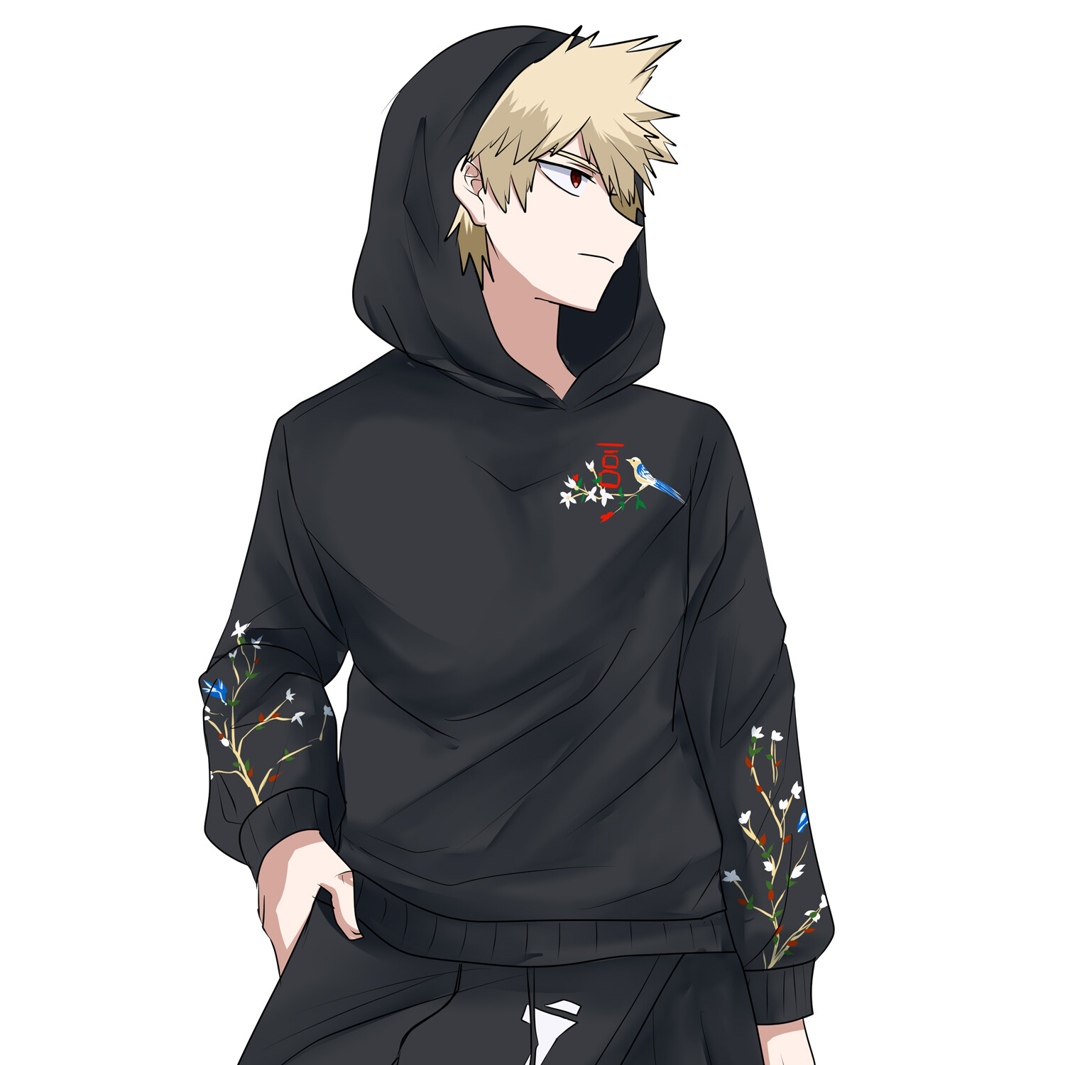 Niepce Men's Yokosuka Japanese Streetwear Hoodie Embroidered Niepce Men's Yokosuka Japanese Streetwear Hoodie Embroidered