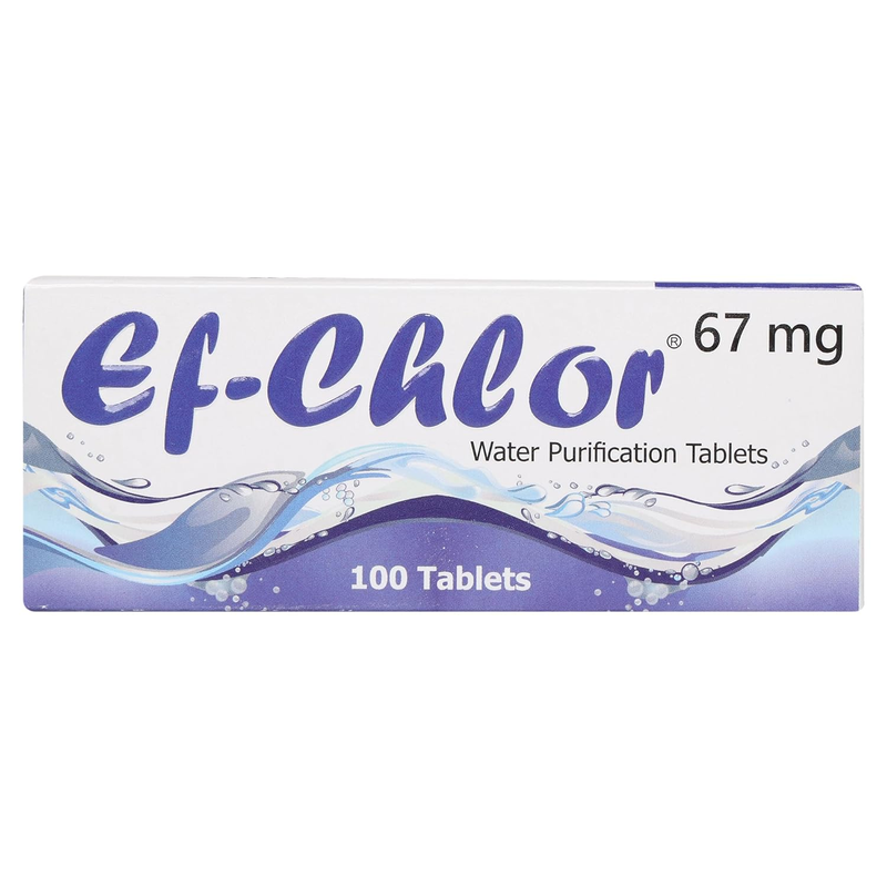 67 Mg Water Purification Tablets – Treats 20–25 Litres per Tablet | Ideal for Fl