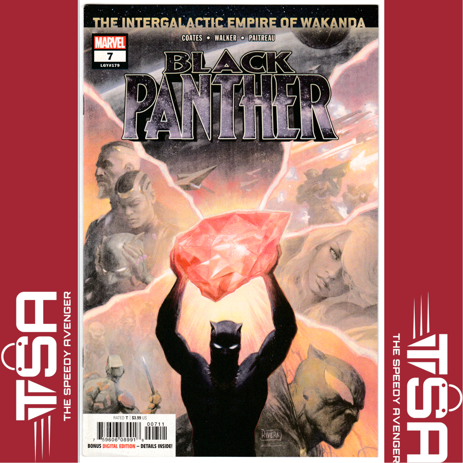 BLACK PANTHER #7 (Vol 7 2018) Paolo Rivera KEY ISSUE First App. ZENZI Wakanda