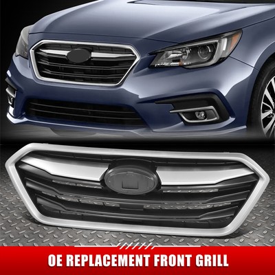 [Горизонтальные планки] Для передней решетки Subaru Legacy OE 18-19 годов выпуска с серебристым молдингом