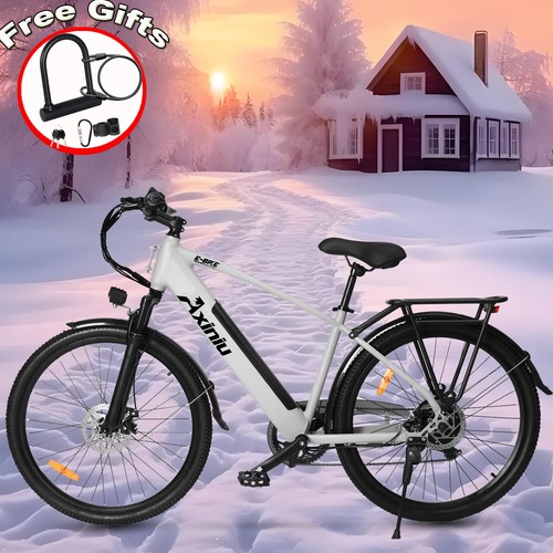 White E-bike 26