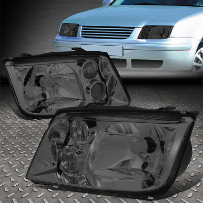 [ЕВРО-СПЕЦИАЛЬНЫЙ E-КОД] ДЛЯ 99-05 VW JETTA MK4 ФАРЫ С ДЫМЧЕННЫМИ ЛИНЗАМИ И ПРОТИВОТУМАННЫМИ ФАРАМИ