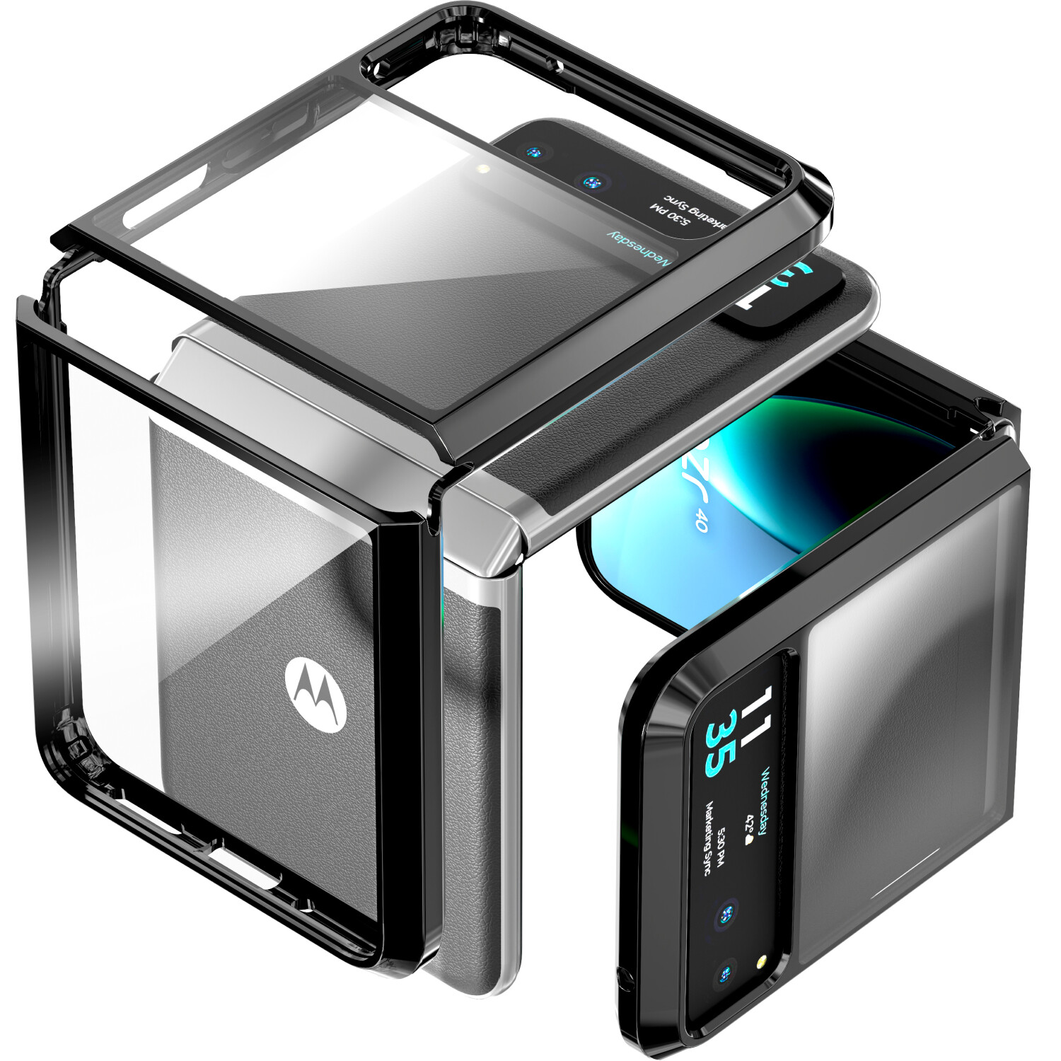 For Motorola Razr 40 / Razr (2023) Clear Case Shockproof TPU
