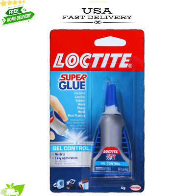 Loctite Super Glue Ultra Gel Control, 0.14 Fl Oz, 1, Bottle