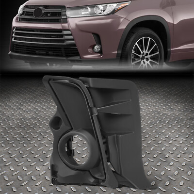 Для 17-19 Toyota Highlander OE Style Черная рамка противотуманной фары со стороны водителя