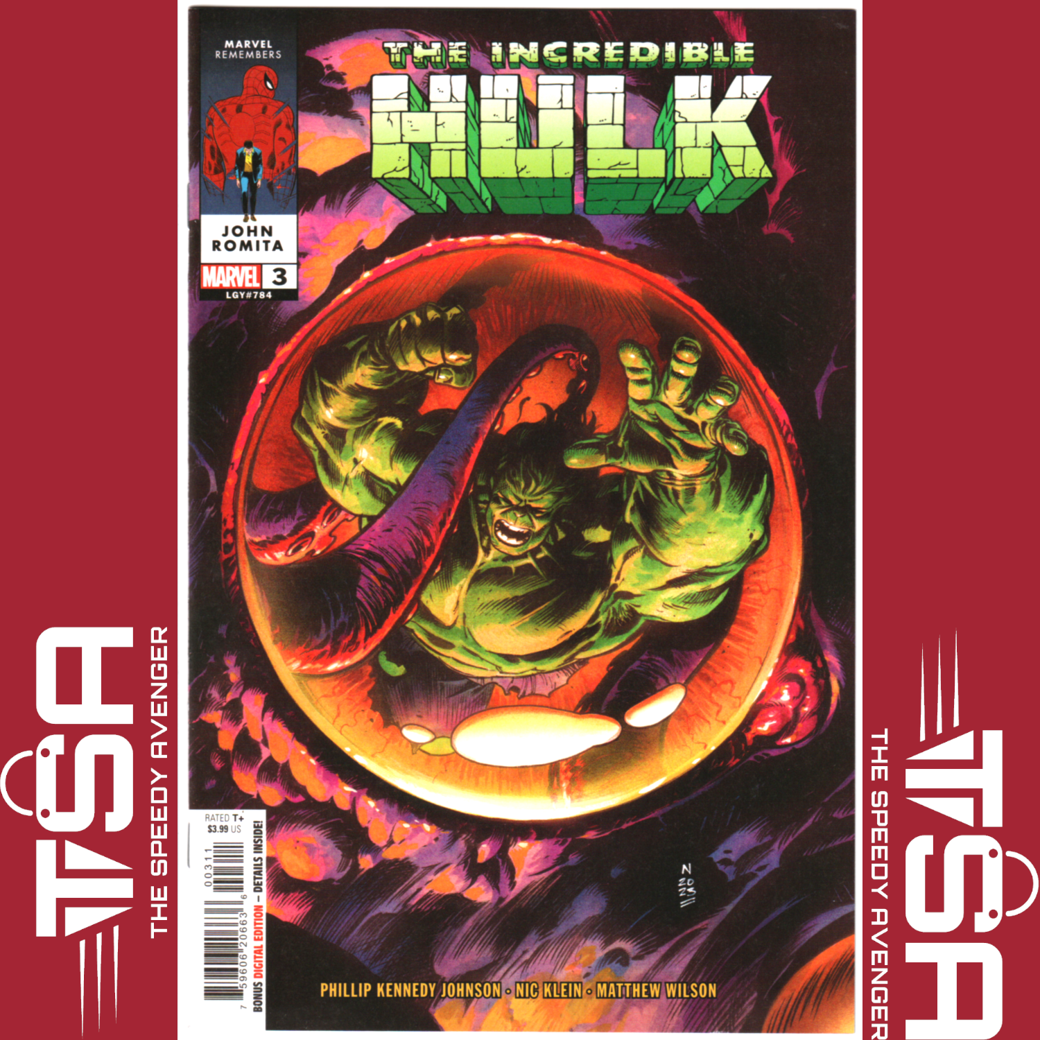 THE INCREDIBLE HULK #3 (Vol 4) Nic Klein Regular Cover A 2023 First Brother Deep