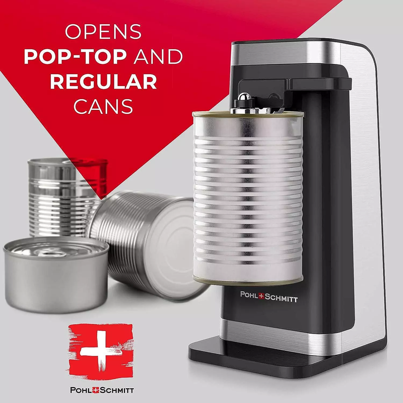 Electric Commercial Can Opener Automatic Smooth Edge Under Cabinet Heavy Duty