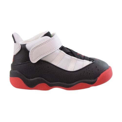 Обувь для малышей Jordan с 6 кольцами «He Got Game» (TD) Черный-Университетский Красный-Белый
