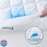 Waterproof Sofa Bed Mattress Protector Pad, Absorbent Queen Sleeper Sofa Mattress Topper Cover Quilted, Fitted Mattress Protector, 60