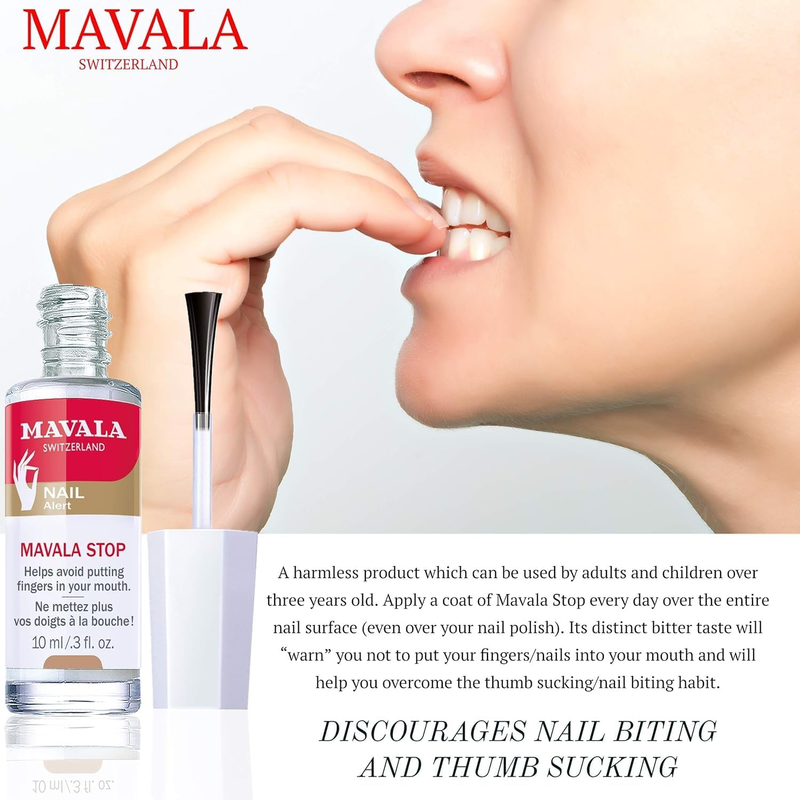Stop Nail Biting Polish, No more putting Fingers in your Mouth, for Adults and C