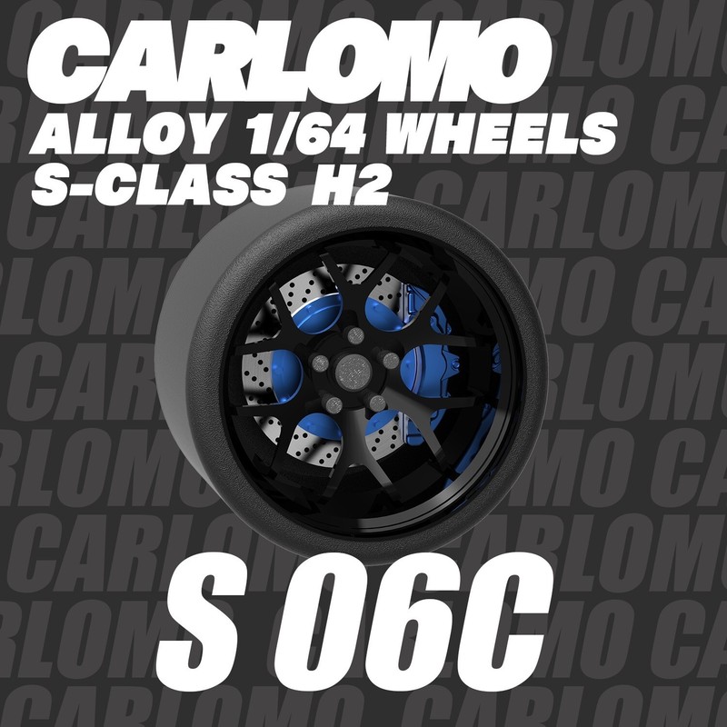 S Class Carlomo 1/64 Alloy Wheels S-CLASS H2 - Premium