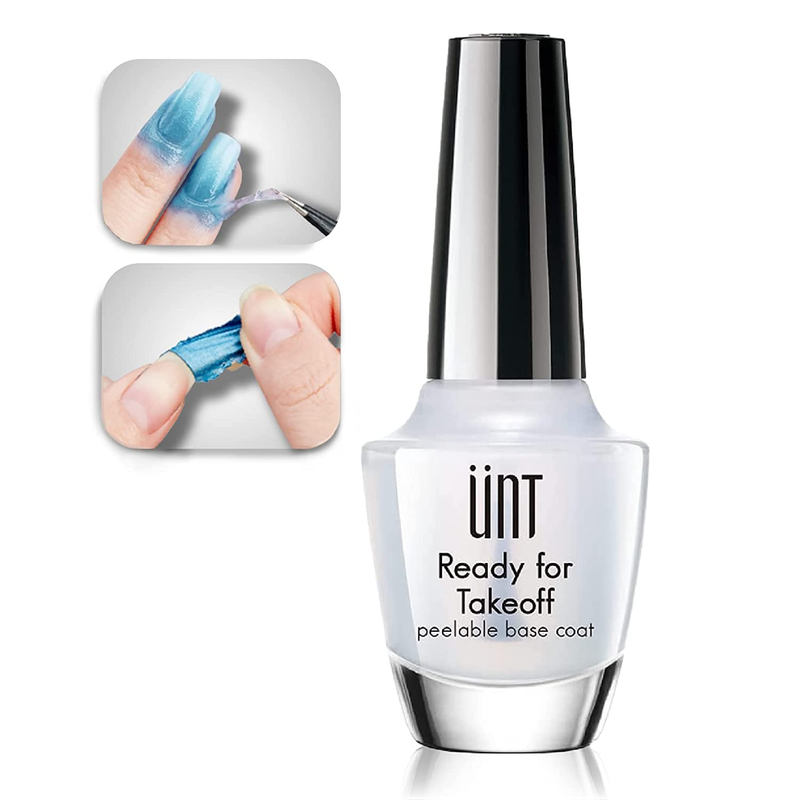 Ready for Takeoff Peelable Base Coat, Peel off Cuticle Guard Skin Barrier Protec
