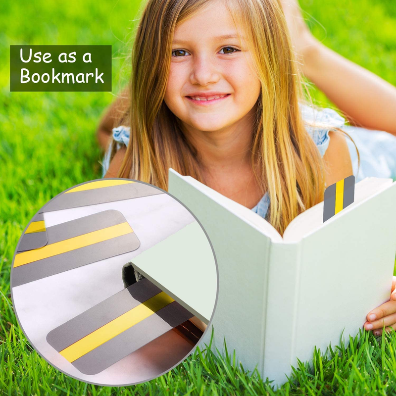 18 Pack Reading Guide Strips Colored Overlay Highlight Bookmarks Yellow Reading