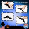 encavy 68Pcs Bat Wall Decor, Halloween Decorations 3D Bats Wall Decor Realistic PVC Bats Stickers for Outdoor DIY Home Decoration Party Supplies