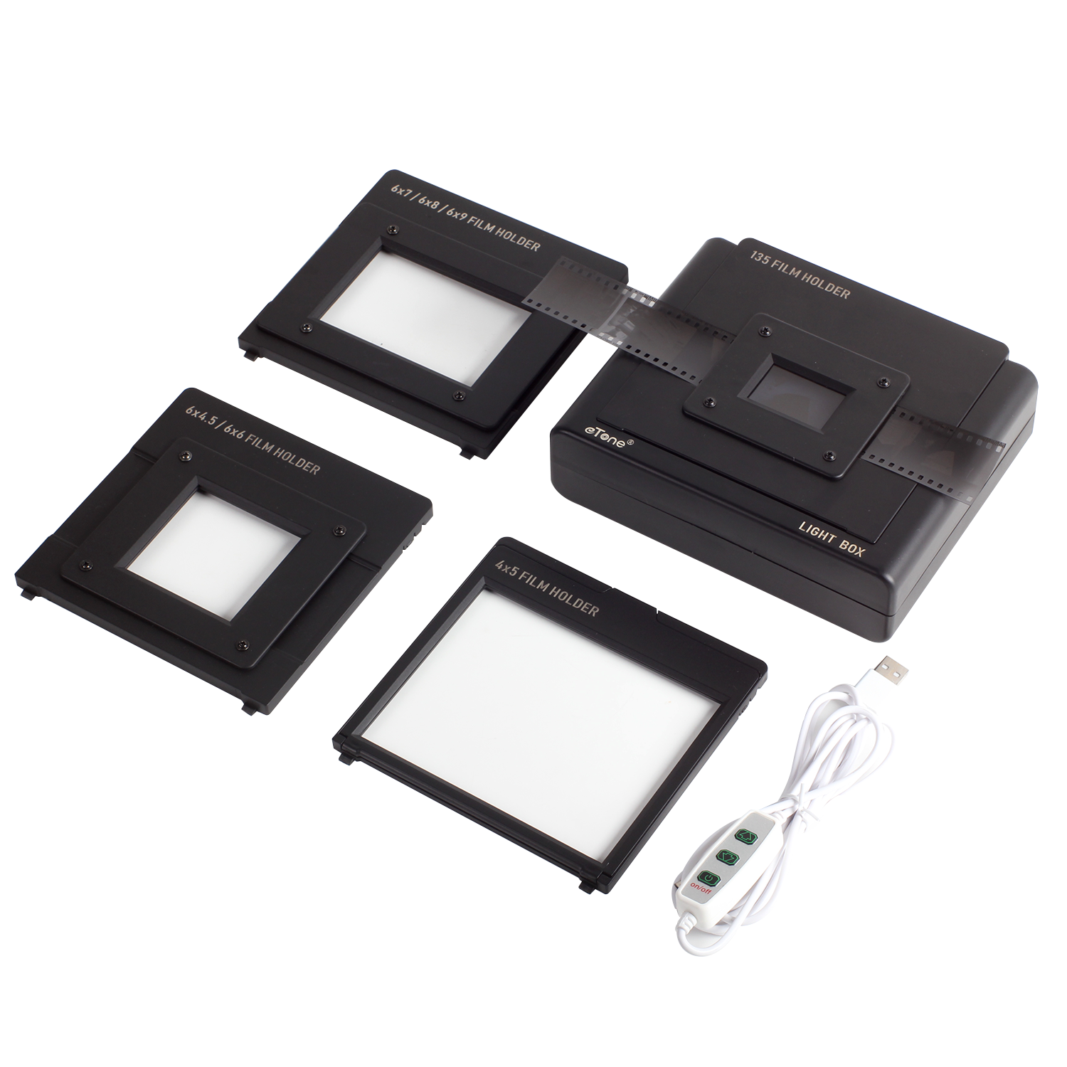 Digital Film Scanner Light Box for Photo Slide 120 135 4X5 Film Negatives viewer