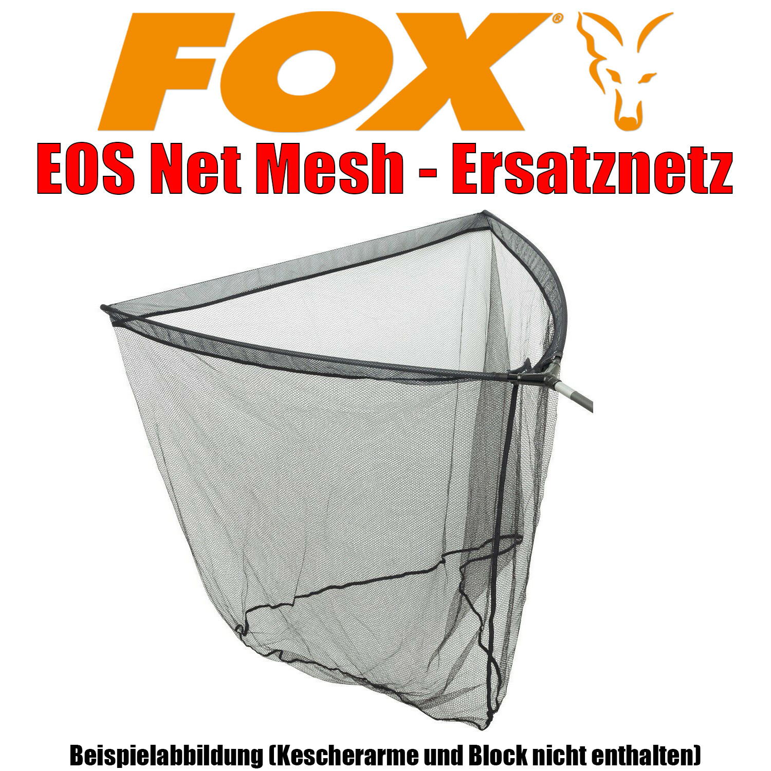 Fox Ersatznetz für Karpfenkescher 46/" Ersatz Keschernetz