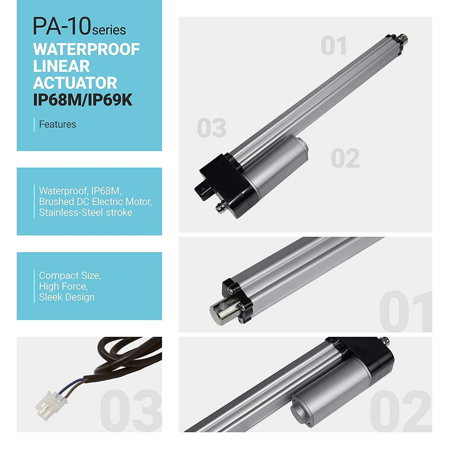 12V Industrial Linear Actuator (2