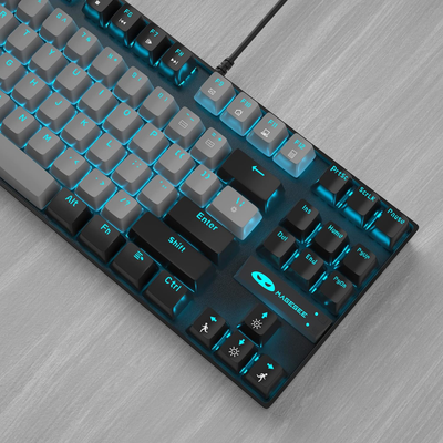 MageGee 75% Mechanical Gaming Keyboard with Blue Switch, LED Blue Backlit 87 TKL