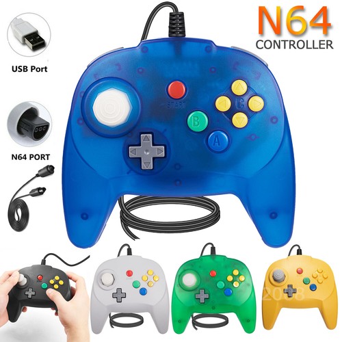 N64（コントローラ別売り不可 Amazon.com: TeknoGame Wired N64 Controller, Gray : Video Games