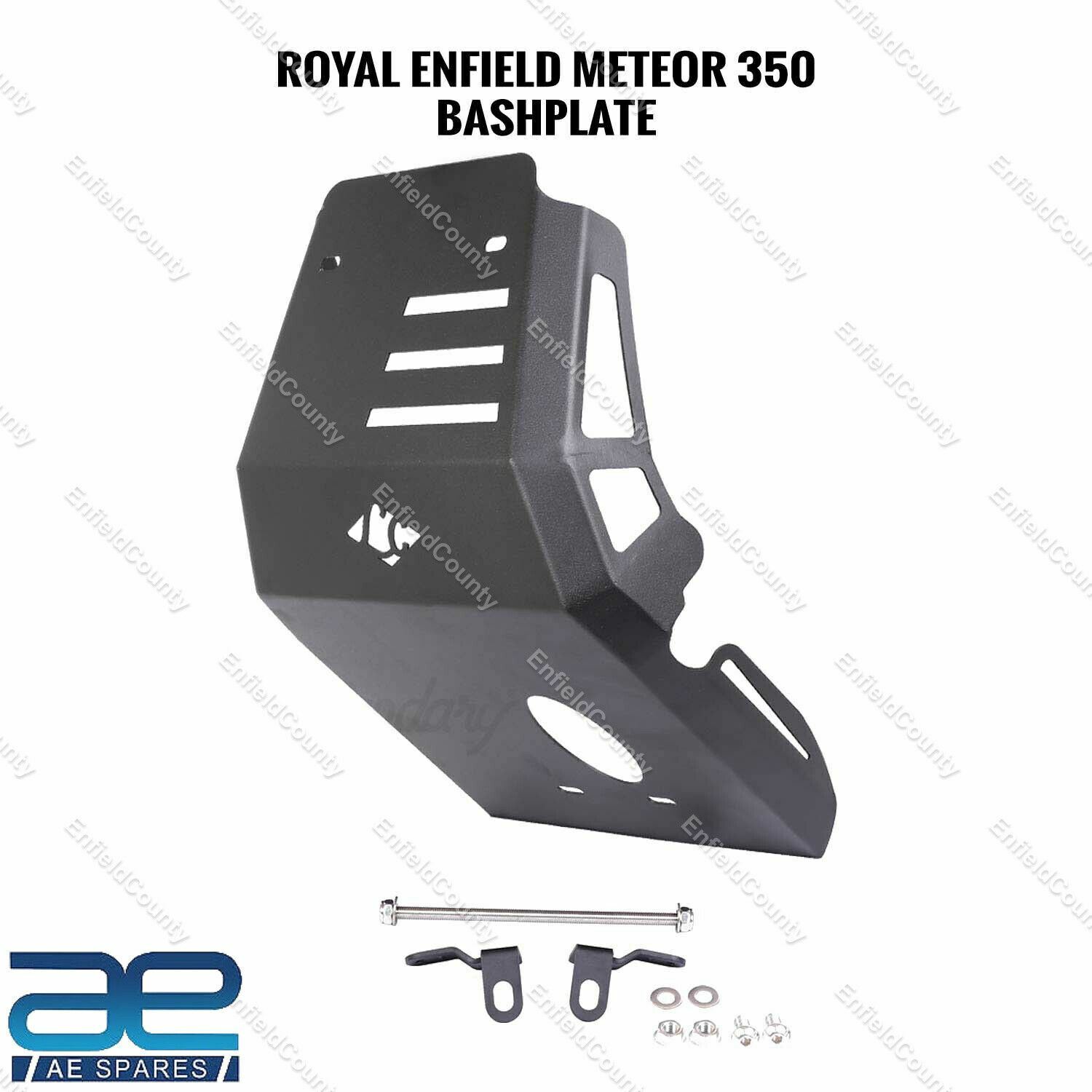 Fits Royal Enfield Meteor 350cc Engine Protector Guard Bash Plate Steel Black